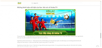 Tốc độ truy cập tại Xoilac TV nhanh chóng